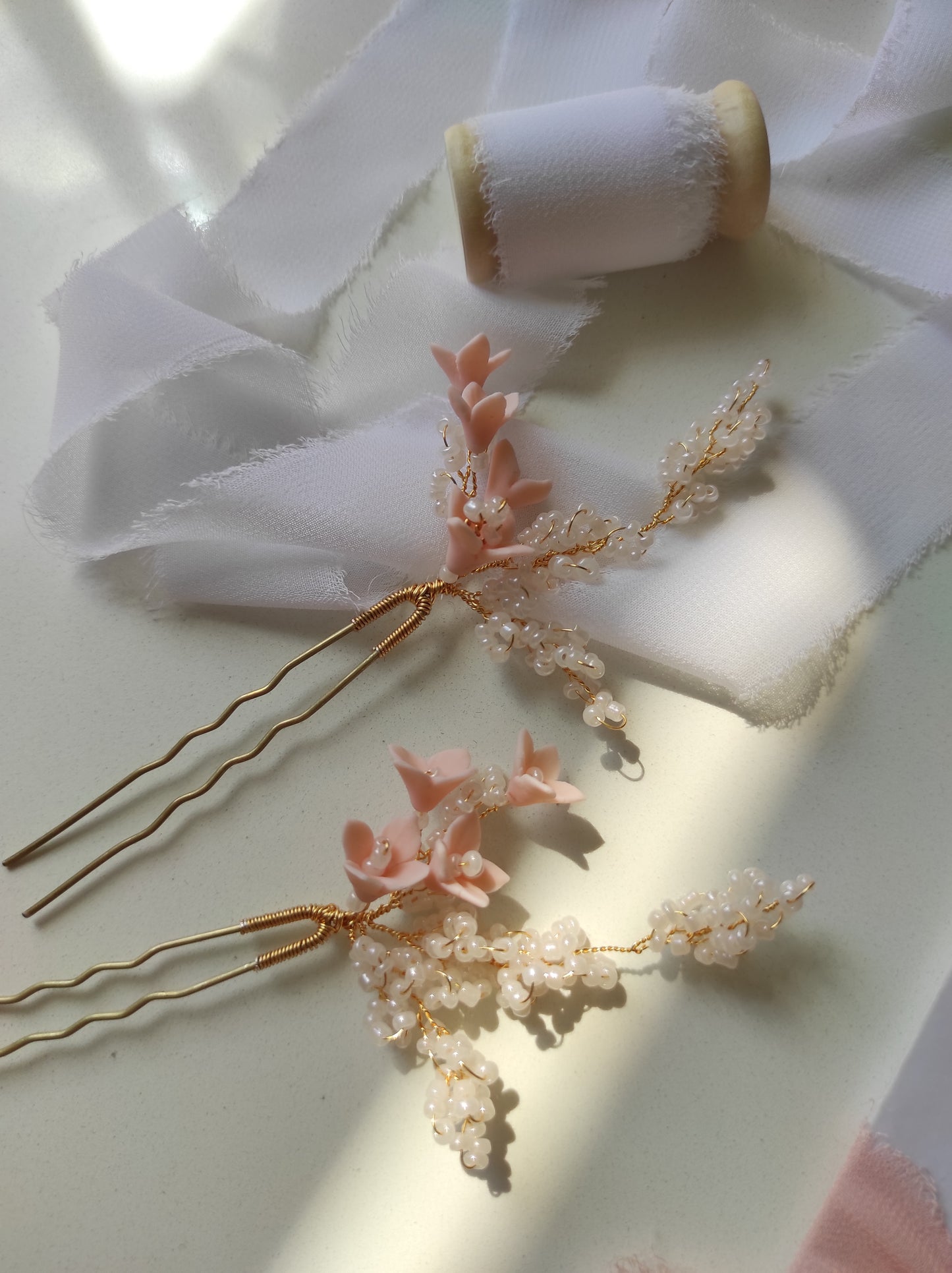 EDITH - bridal hair pins | Bridesmaids hair adornments | Wedding accessories | Hair pieces | Maid of honour gift
