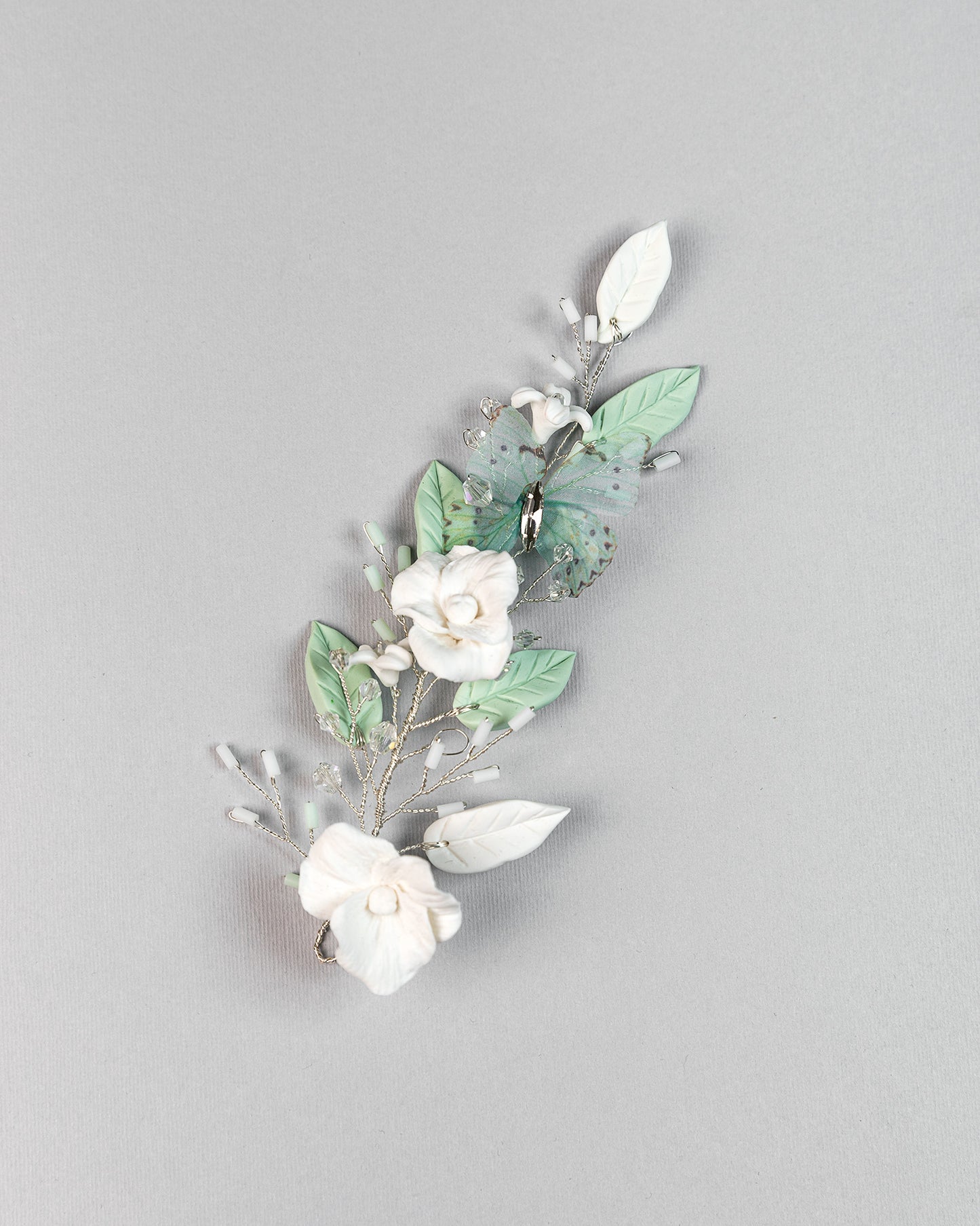 FLY WITH ME || Unique wedding hair vine - Bridal hair accessory set -  Wedding jewelry - Engagement jewelry - Bridal head piece -  Floral head piece