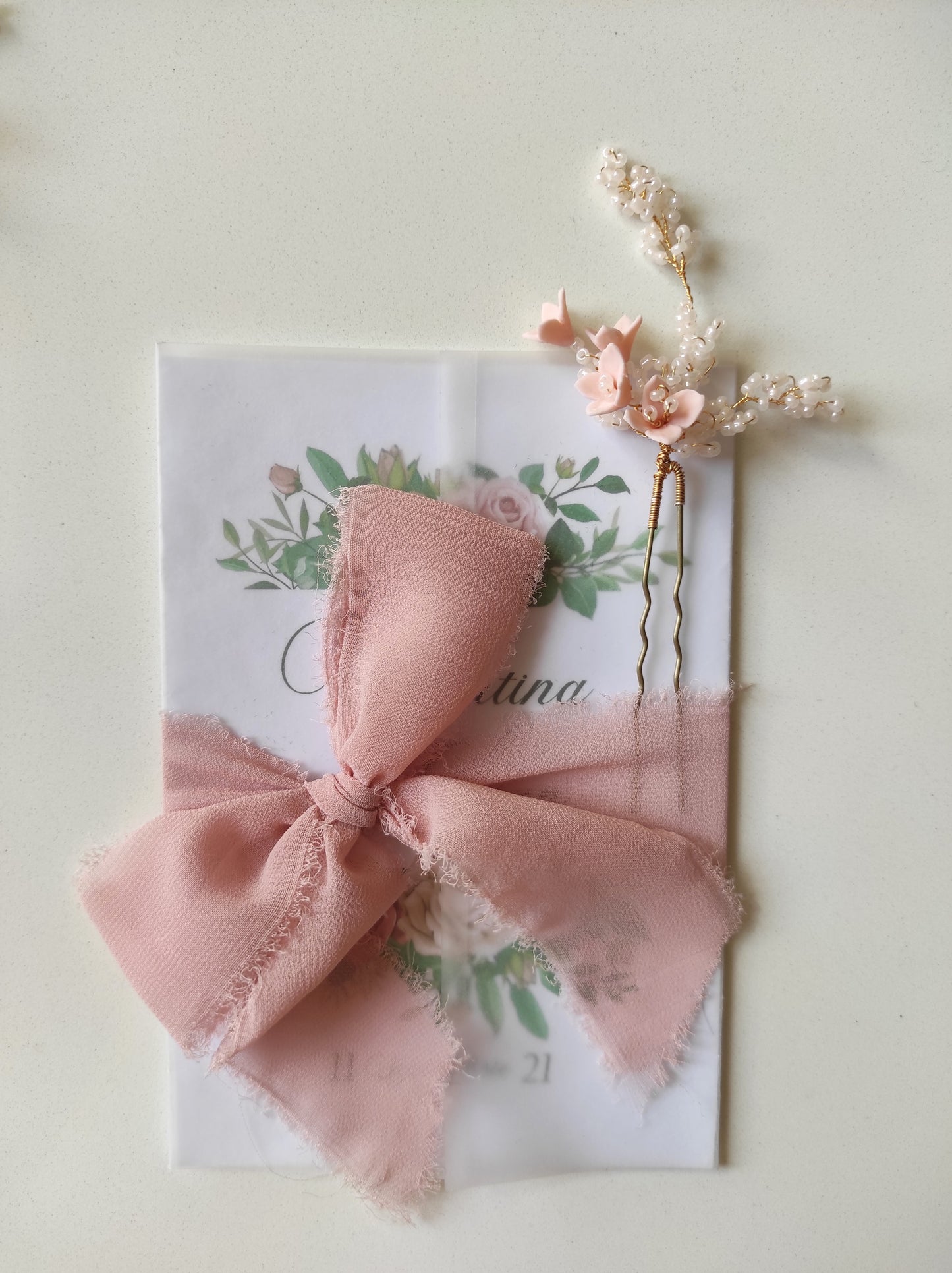 EDITH - bridal hair pins | Bridesmaids hair pins | Wedding accessories | Hair pieces | Maid of honour gift